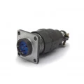 Conector Circular Macho e Fêmea DS1110-06-03LYP - 03 Vias - Connfly