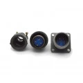 Conector Circular Macho e Fêmea DS1110-06-04LYP - 04 Vias - Connfly
