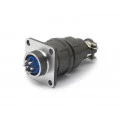 Conector Circular Macho e Fêmea DS1110-06-07 - 07 Vias - Connfly