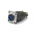 Conector Circular Macho e Fêmea DS1110-06-09 - 09 Vias - Connfly