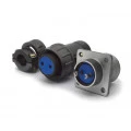 Conector Circular Macho e Fêmea DS1110-08-02 - 02 Vias - Connfly