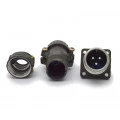 Conector Circular Macho e Fêmea DS1110-08-03LYP - 03 Vias - Connfly