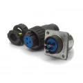 Conector Circular Macho e Fêmea DS1110-08-03LYP - 03 Vias - Connfly
