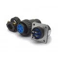 Conector Circular Macho e Fêmea DS1110-08-05LYP 05 Vias - Connfly
