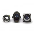 Conector Circular Macho e Fêmea DS1110-08-05LYP 05 Vias - Connfly