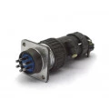 Conector Circular Macho e Fêmea DS1110-08-07LYP - 07 Vias - Connfly