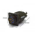 Conector Circular Macho e Fêmea DS1110-09-05 - 05 Vias - Connfly