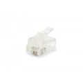 Conector RJ11 6P4C 4 Vias - DS1122-03-P40T