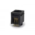 Conector Jack RJ12 DS1133-02-S60AS 180º com 06 Vias - Connfly