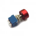 Tampa em alumínio para FootSwitch Alloy Candy Topper Cor Vinho