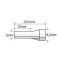 Terminal Tubular Ilhós Isolado 6 AWG 16mm² Vermelho - ES16000-1 - Eletro Service