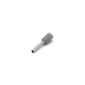 Terminal Tubular Ilhós Isolado 18 AWG 0.75mm² Cinza - ES18075-1 - Eletro Service