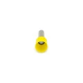 Terminal Tubular Ilhós Isolado 10 AWG 6mm² Amarelo - ES8600-1 - Eletro Service