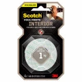 Fita 3M Dupla Face Scotch Fixa Forte Espuma - Uso Interno - 24 mm x 1,5 m