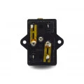 Tomada IEC com 2 Porta Fusível EX2550PT -  EXATRONIC