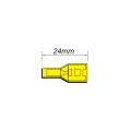Terminal Faston Fêmea Isolado 12-10 AWG 2.6 a 6mm² Amarelo - FE1210-1TI - Eletro Service