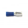 Terminal Faston Fêmea Isolado 16-14 AWG 1,1 á 2,5mm Azul - FE1614-1C - Eletro Service