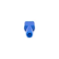 Terminal Faston Fêmea Totalmente Isolado em Nylon 16-14 AWG 1.1 á 2.5mm² Azul - FE1614-3- Eletro Service