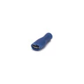 Terminal Faston Fêmea Totalmente Isolado em PVC 16-14 AWG 1.1 á 2.5mm² Azul - FE1614-41TI - Eletro Service