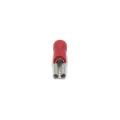 Terminal Faston Fêmea Isolado 22-16 AWG 0.25 a 1.5mm Vermelho - FE2216-41 - Eletro Service