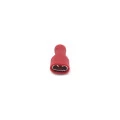 Terminal Faston Fêmea Totalmente Isolado em PVC 22-16 AWG 0.25 a 1mm² Vermelho - FE2216-51TI - Eletro Service