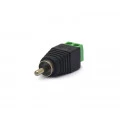 Plug RCA Macho para Borne 2 Vias - FL-08