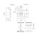 Fechadura de Embutir Pacri - FL-130