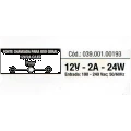 Fonte de alimentação Bivolt P/CFTV 12V 2A - 39.1.193