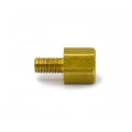 Espaçador para placa em latão de 5,5mm de Comprimento - FR-1058 - Franab