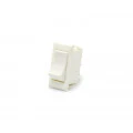 Chave Gangorra / Tecla Branca com 3 Terminais Faston 3/16″ Liga/Liga 6A/127V - G323-4-4