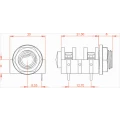 Jack J10 Mono Aberto com Terminal Olhal para PCI - Cód. 912999003 