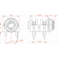 Jack J10 Mono Aberto com Terminal Olhal PCI - Cód. 912999001