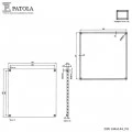 Caixa Plástica   DIN 144X144X140  - Patola