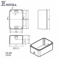 Caixa Plástica Para Botoeira CB-006  - Patola