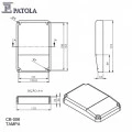 Caixa Plástica Para Botoeira CB-006  - Patola