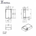 Caixa Plástica  CF-128 - Patola