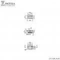 Caixa para Fonte CF-110/8 Sem Furo - Patola