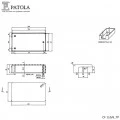 Caixa para Fonte CF-110/8 Sem Furo - Patola