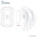 Caixa Plástica  CP-010/1R  - Patola