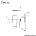 Caixa Plástica Para Controle CR-096/3 - Patola