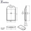 Caixa Plástica Para Controle CR-103/3 - Patola