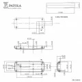 Caixa Plástica Para Controle CR-100/2 - Patola