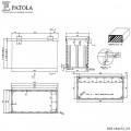 Caixa Plástica DIN 72x144x90 - Patola - Caixa 47