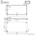 Caixa Plástica DIN 72x144x90 - Patola - Caixa 47