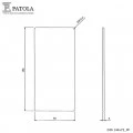 Caixa Plástica DIN 72x144x90 - Patola - Caixa 47