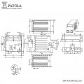 Caixa Plástica   DIN 75X100X123 T.A  - Patola