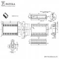 Caixa Plástica   DIN 75X100X123 T.A  - Patola
