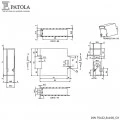 Caixa Plástica   DIN 75X22,5X108 T.I  - Patola