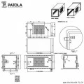 Caixa Plástica DIN 75x75x135 T.I  - Patola