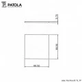 Caixa Plástica DIN 75x75x135 T.I  - Patola